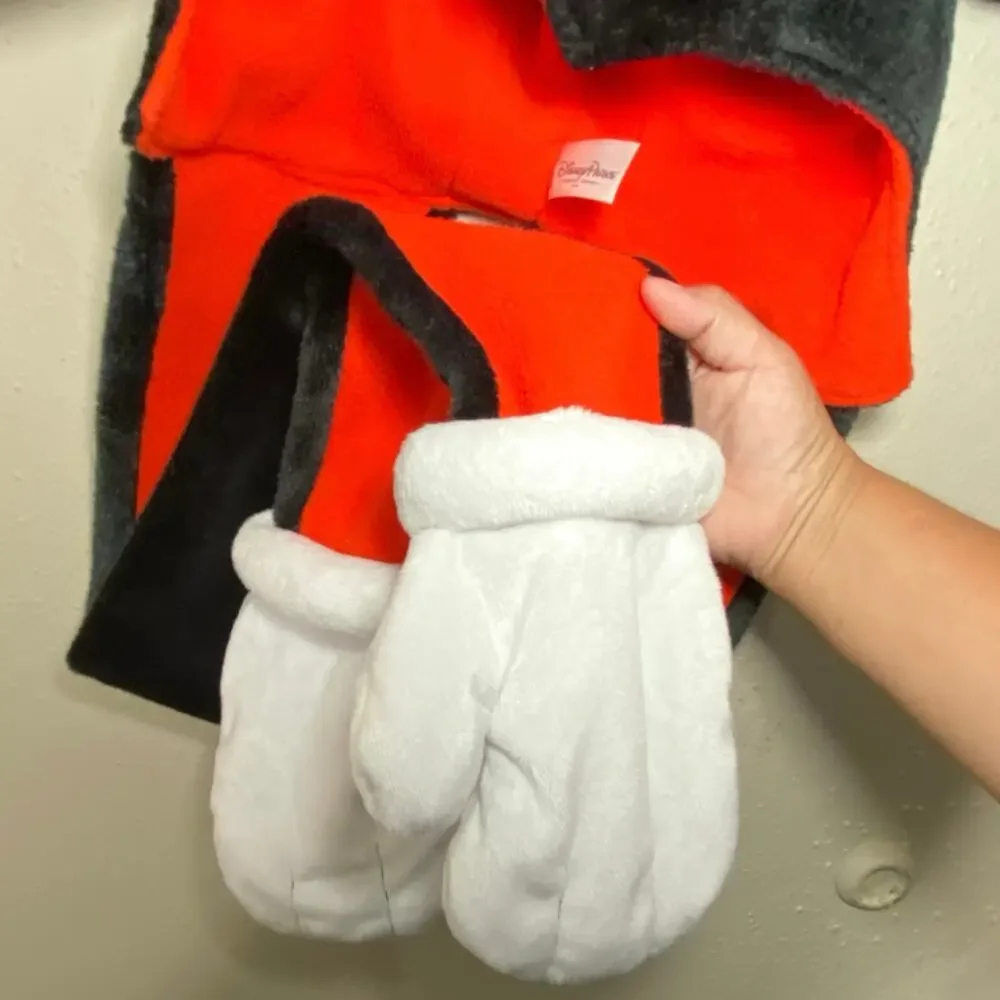 Disney Parks Mouseketeers - Mickey Mouse Plush Ears w/ Long Arms & White Mittens